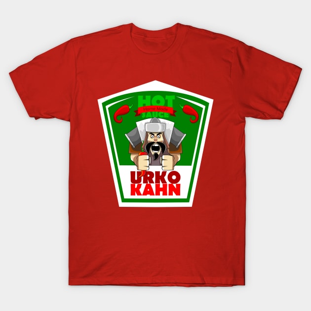 Urko Kahn - Hot Sauce T-Shirt by shamancake